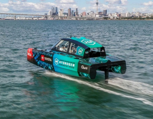 Emirates Team New Zealand Take Flight In Hydrogen Powered Foiling Chase Boat© EMIRATES TEAM NEW ZEALAND
