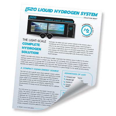 LS20 Liquid Hydrogen System Solution Brief
