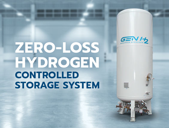 Zero-Loss Hydrogen Controlled Storage System