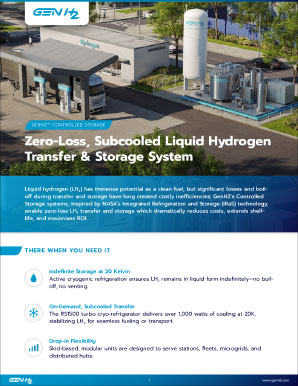 GenH2 Controlled Storage Solution Brief